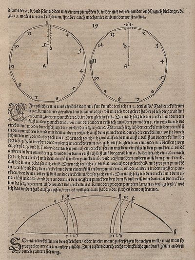 Construction of Regular Eleven- and Thirteen-Sided Polygons Circle Arc Trisection by Albrecht Dürer